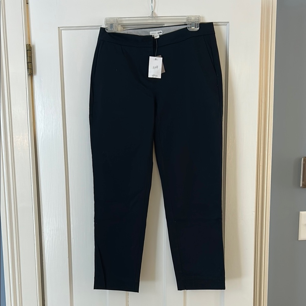 J Jill Navy cropped Chinos NWT Size 2
